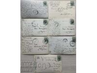 Travelled royal postcards-Lot 1
