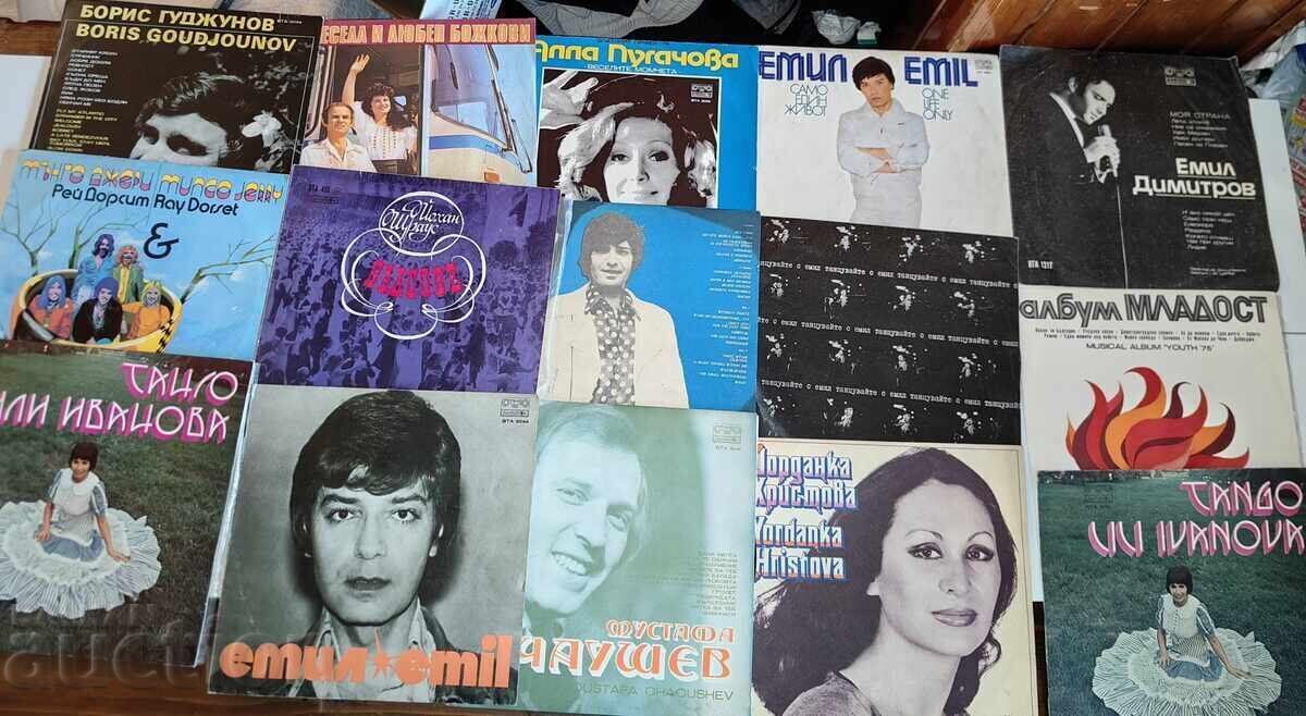 LOT 40 BUCĂȚI DISCURI VINIL MARI - CELE MICI SUNT BONUS LOT 40 BUCĂȚI DISCURI VINIL MARI - CELE MICI SUNT BONUS