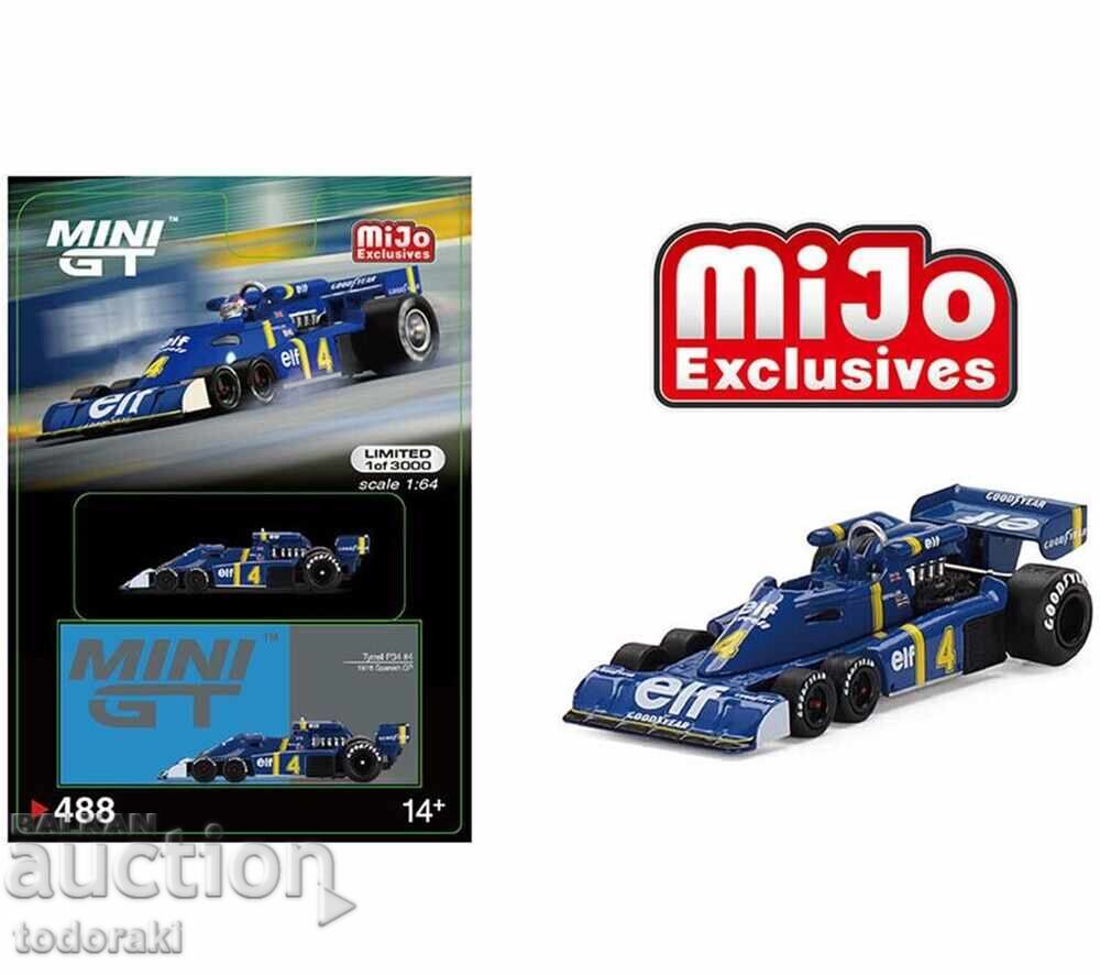 Mini GT Mijo Tyrell P34 Formula One 1977 Swedish GP Formula