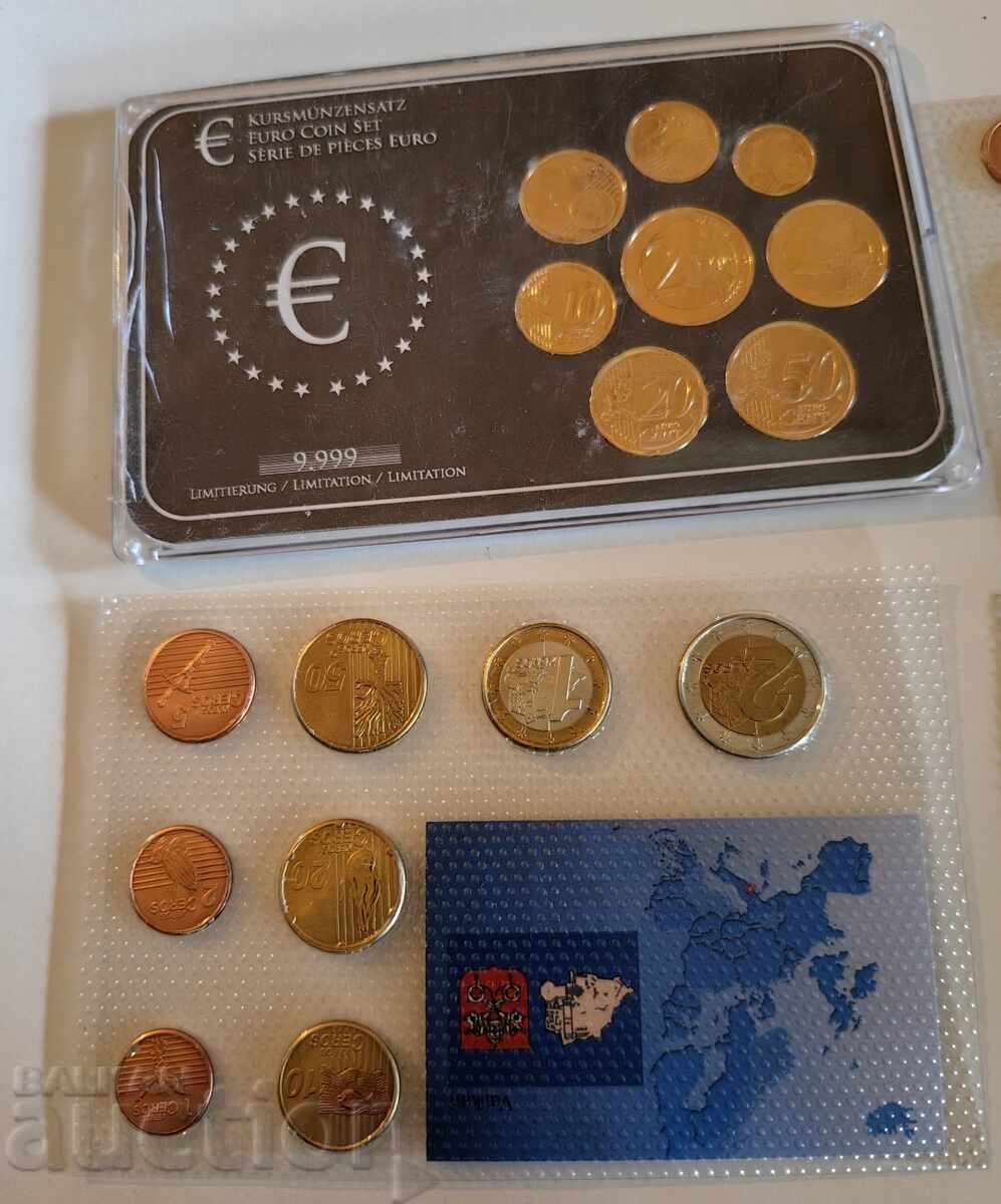 4 LOTURI MONEDE EURO DE COLECȚIE COLECȚIE cu preț € 15.00 | 29.34 BGN