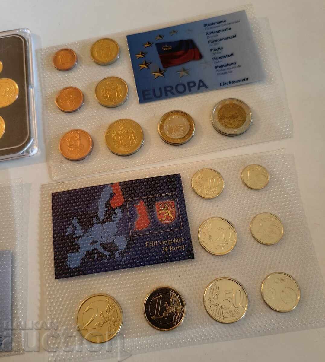 Licitație 4 LOTURI MONEDE EURO DE COLECȚIE COLECȚIE