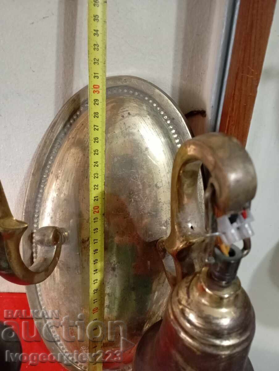 Aplică de perete masivă din bronz Art Deco cu preț € 109.00 | 213.19 BGN