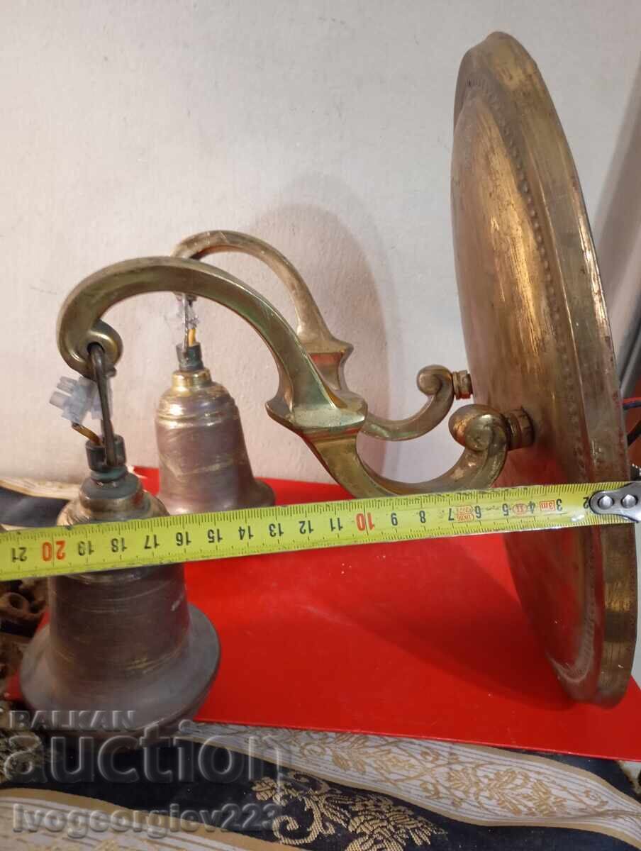 Aplică de perete masivă din bronz Art Deco - 5