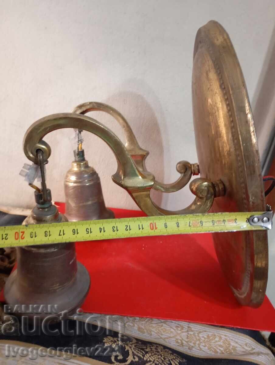 Aplică de perete masivă din bronz Art Deco - 6