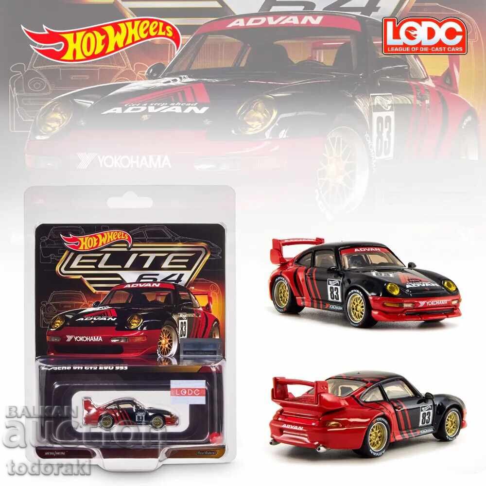 Hot Wheels Elite Porsche 911 GT2 EVO 993 Порше 1:64 Хот Уилс
