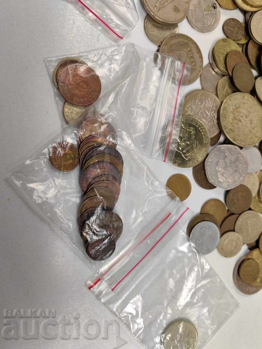 LARGE LOT 1323 PIECES COINS COIN - 5 LARGE LOT 1323 PIECES COINS COIN - 5