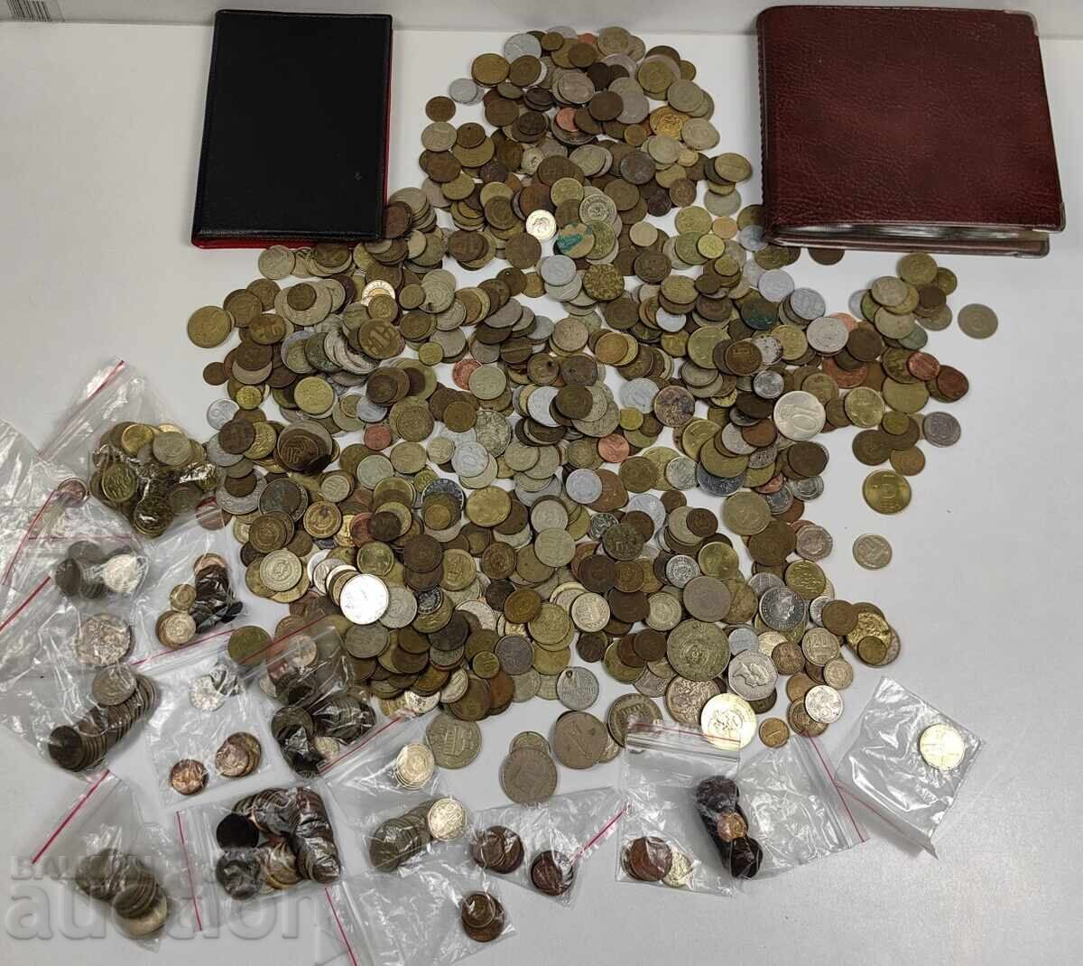LARGE LOT 1323 PIECES COINS COIN LARGE LOT 1323 PIECES COINS COIN