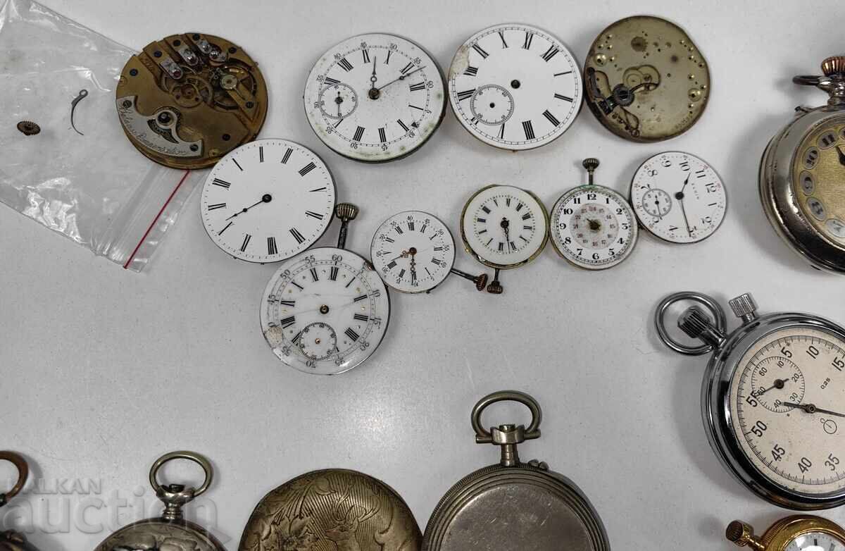 LOT CEASURI DE BUZUNAR PENTRU PIESE CEAS DE BUZUNAR - 5 LOT CEASURI DE BUZUNAR PENTRU PIESE CEAS DE BUZUNAR - 5