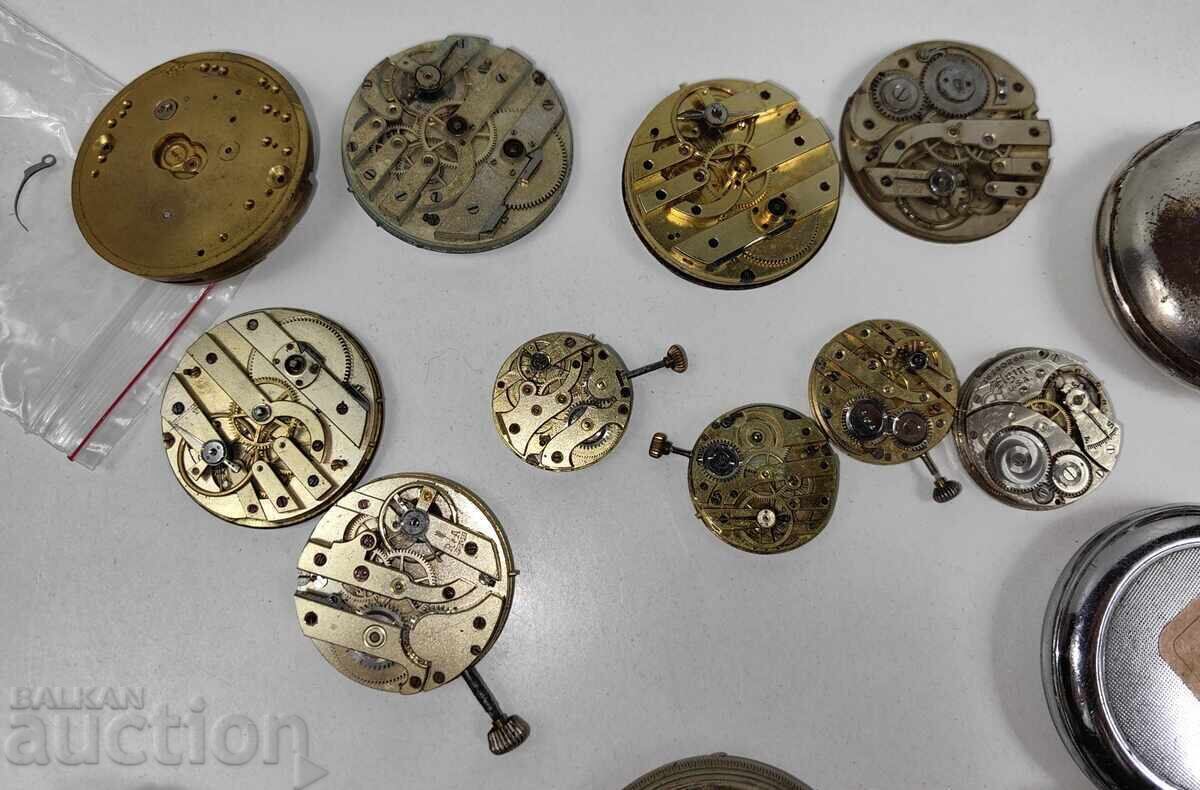 LOT CEASURI DE BUZUNAR PENTRU PIESE CEAS DE BUZUNAR - 8 LOT CEASURI DE BUZUNAR PENTRU PIESE CEAS DE BUZUNAR - 8