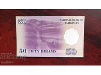 Таджикистан 50 дирам 1999 UNC