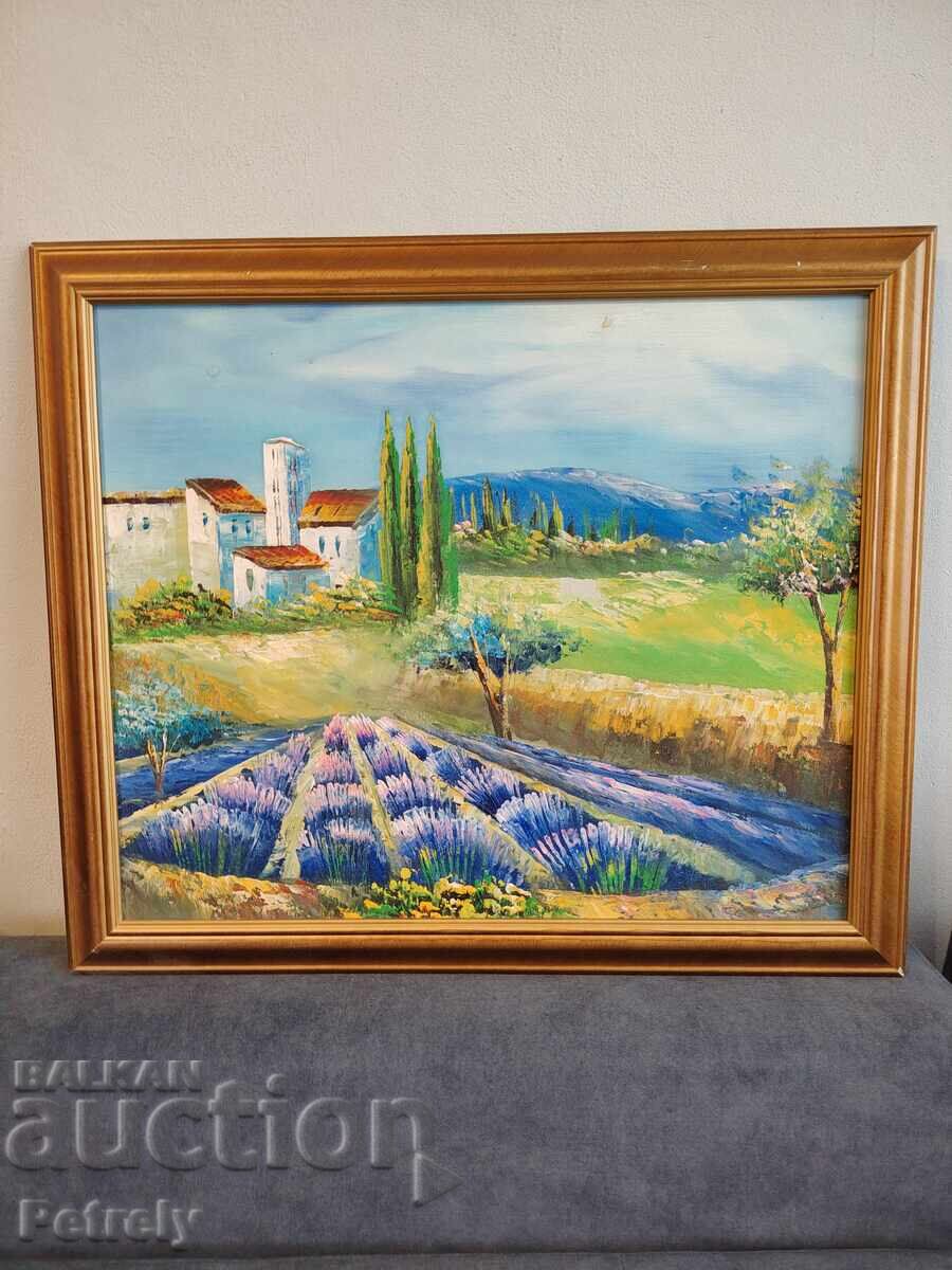 Auction  Large Oil Painting