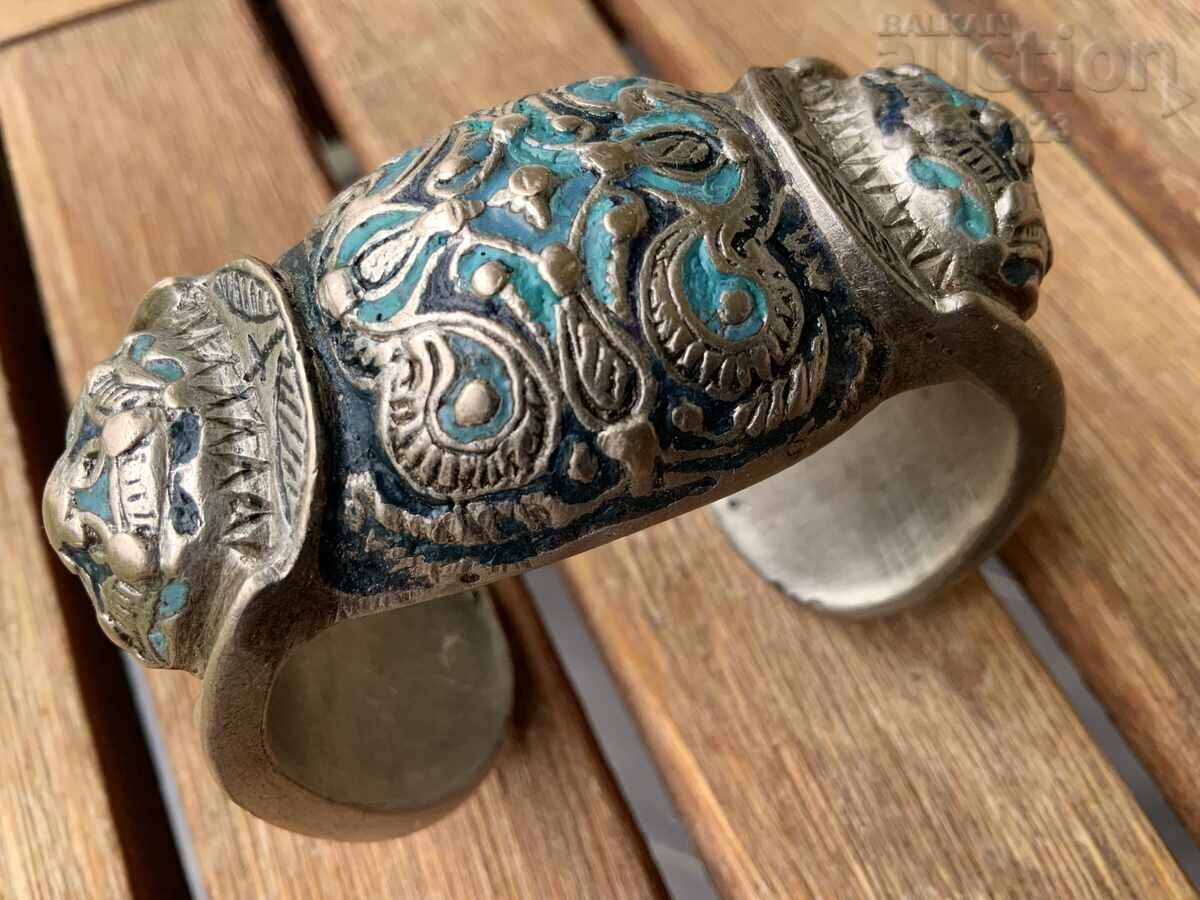 Βυζαντινή βραχιόλι κουμπέλι, ρογκάτκα, ασήμι, σμάλτο, πάστα - 11 Βυζαντινή βραχιόλι κουμπέλι, ρογκάτκα, ασήμι, σμάλτο, πάστα - 11