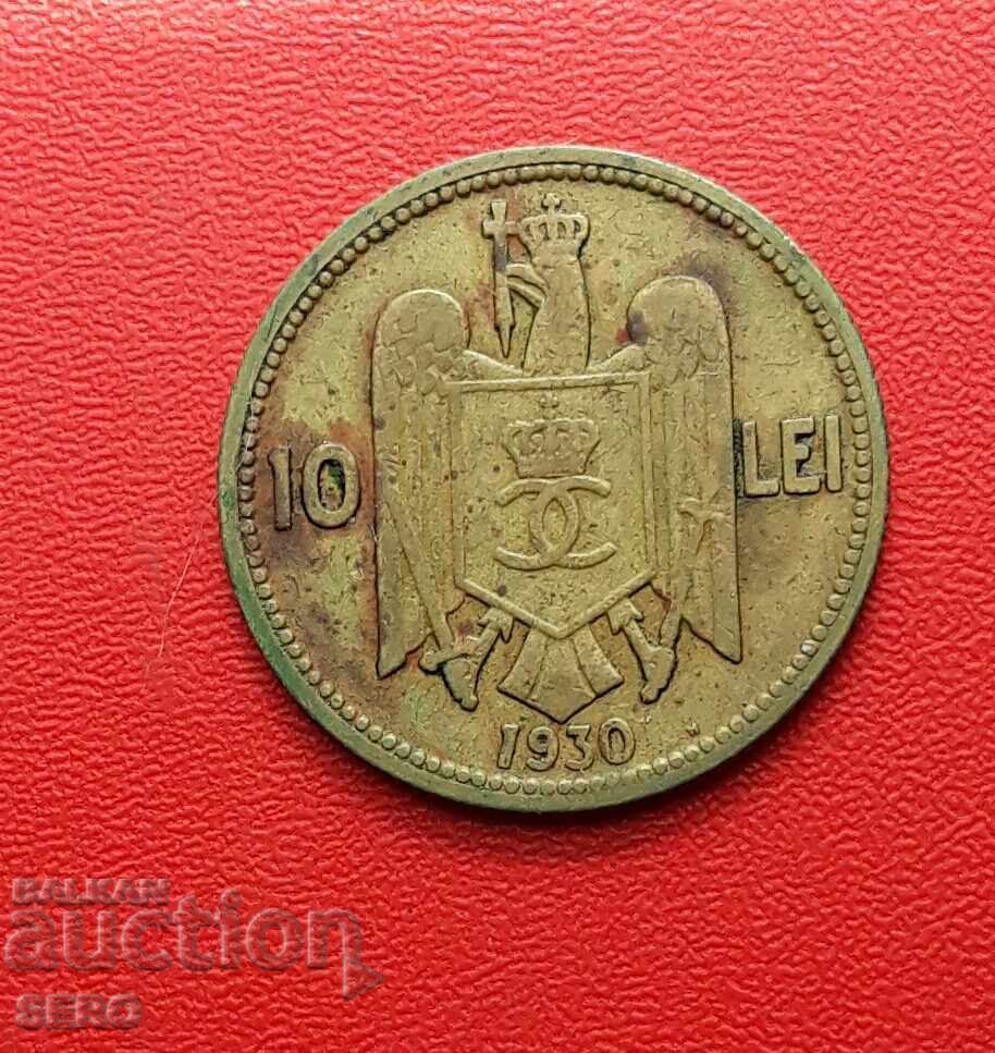 Romania-10 lei 1930