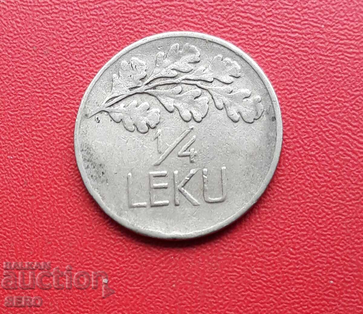 Албания-1/4 лек 1927-рядък номинал и малък тираж