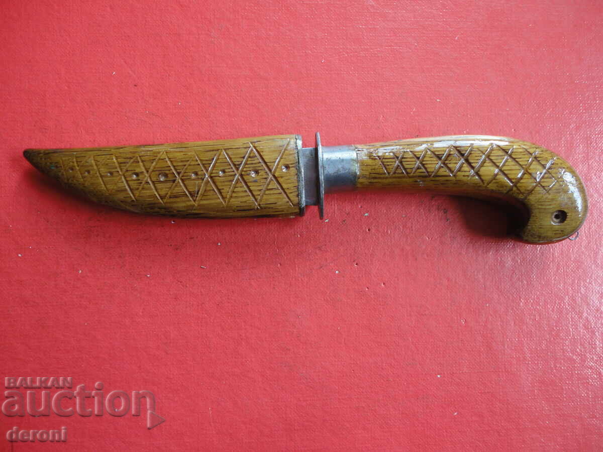 Antique puukko knife with sheath 11 - 6