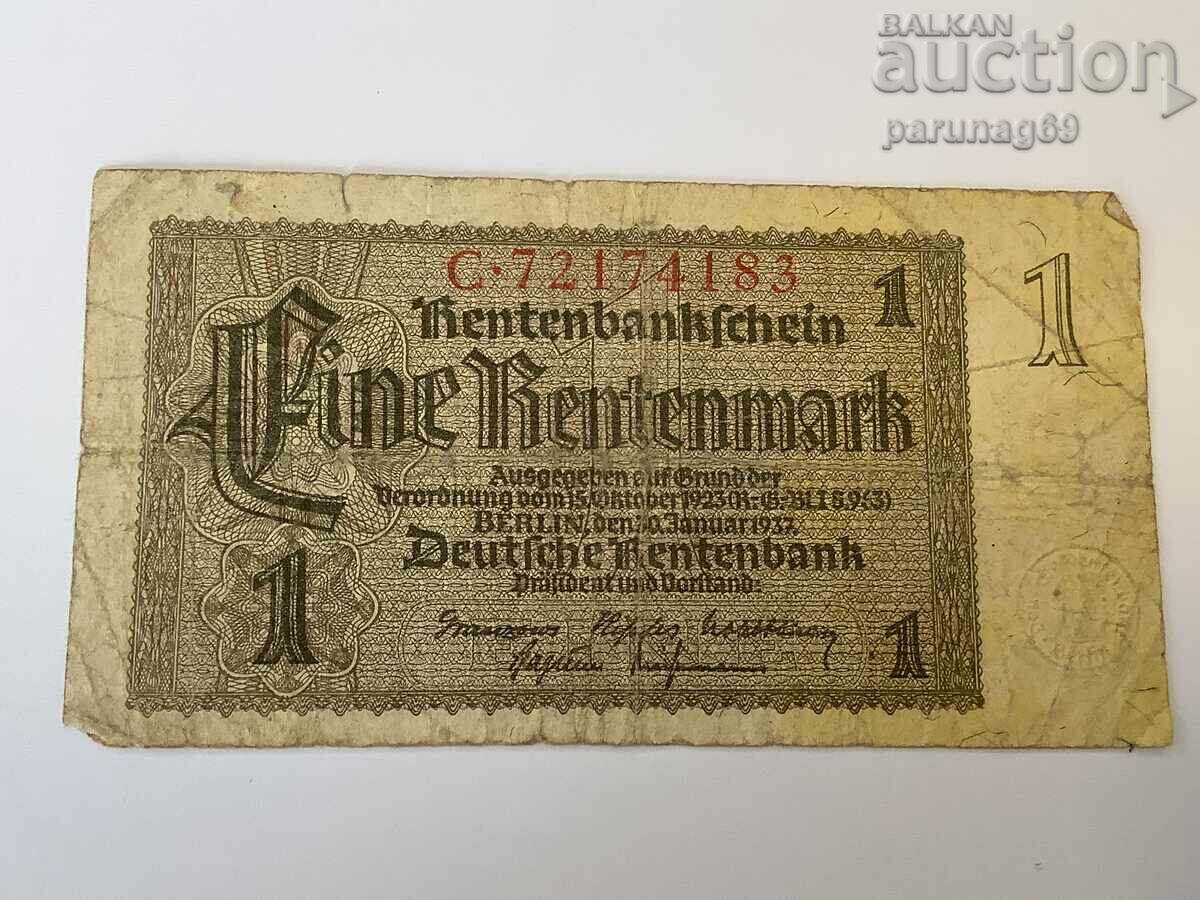 Германия 1 рент марка 1937 година серия C Германия 1 рент марка 1937 година серия C