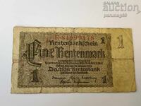 Германия 1 рент марка 1937 година серия F