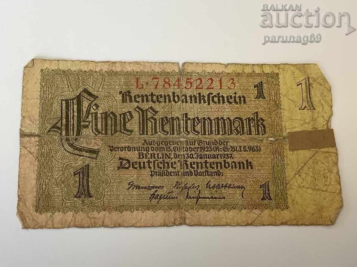 Германия 1 рент марка 1937 година серия L Германия 1 рент марка 1937 година серия L