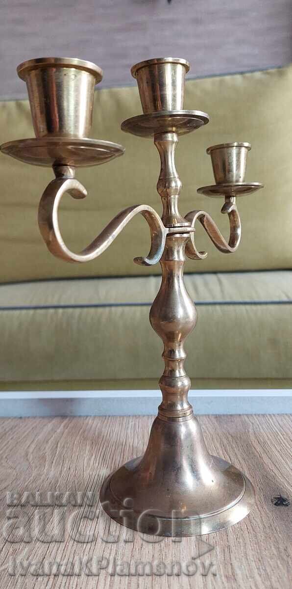 Аукцион Свещник бронз за ценители