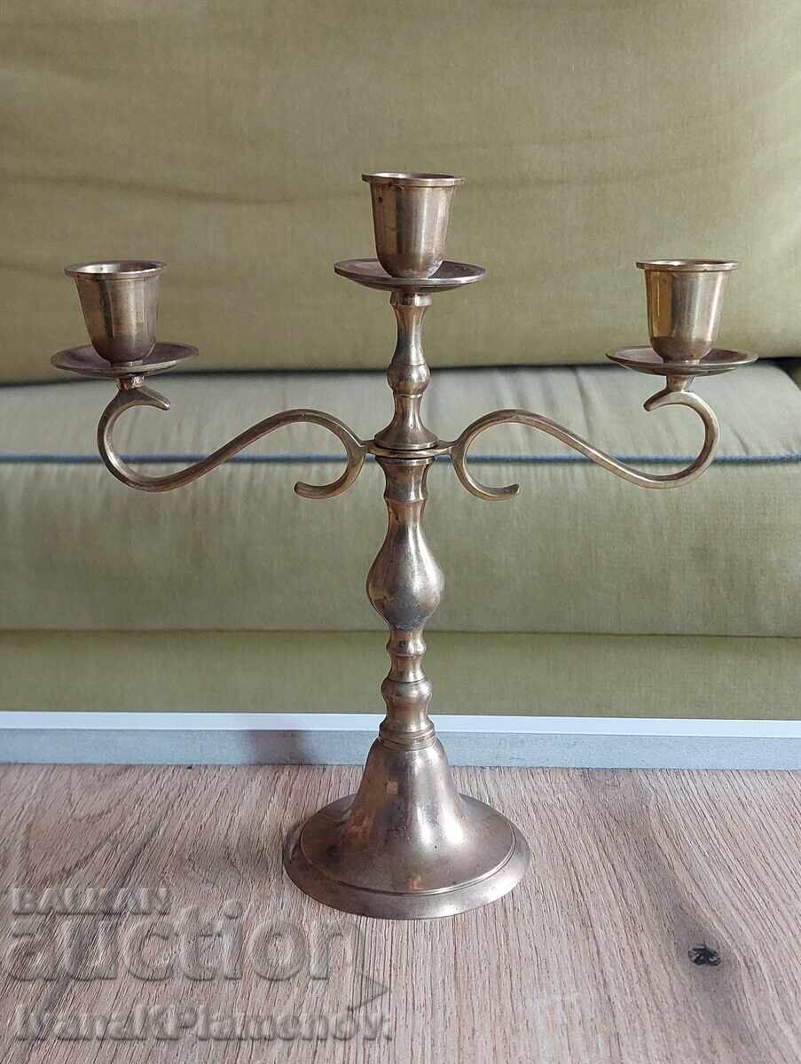 Свещник бронз за ценители