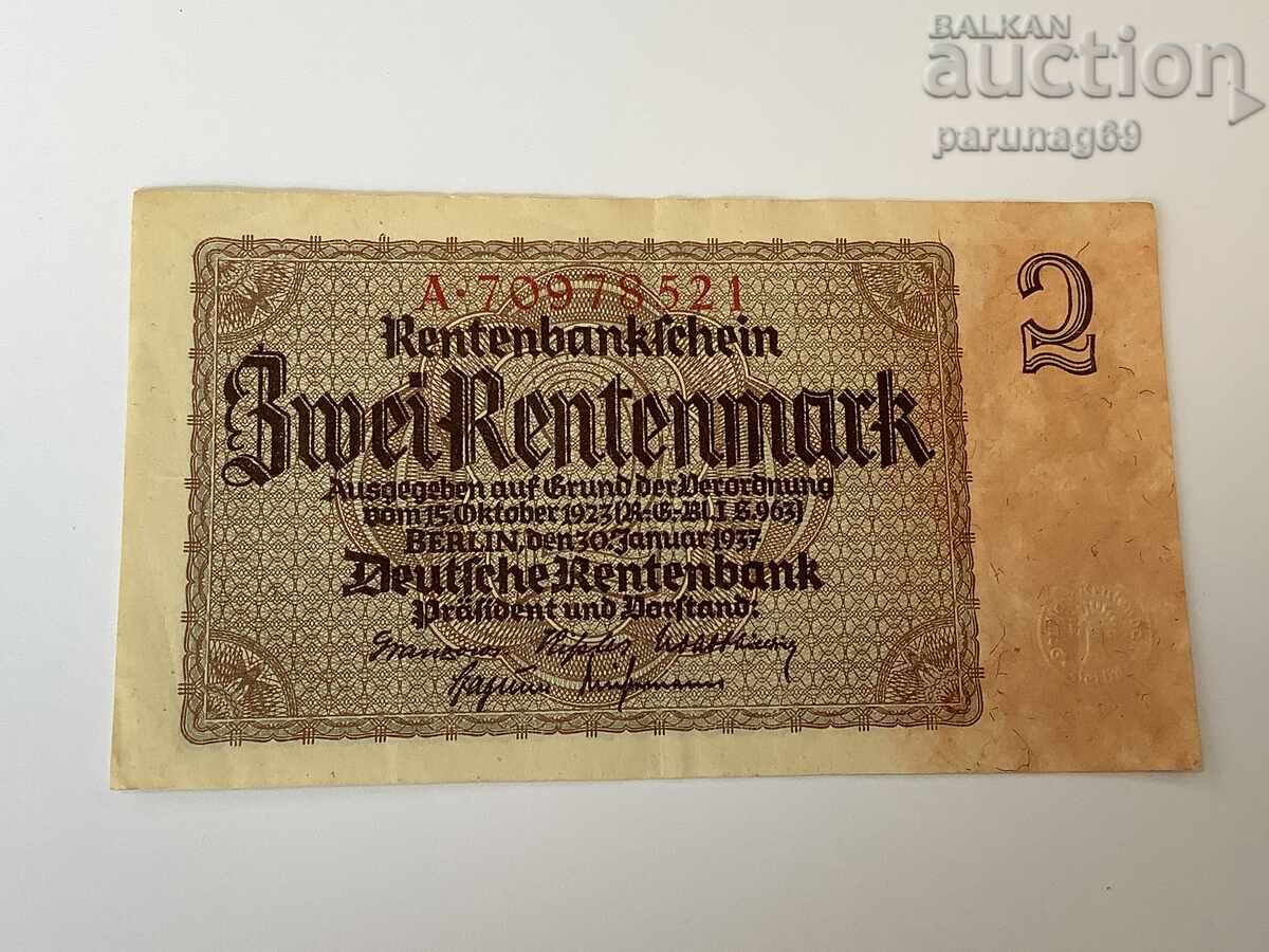 Germania 2 Reichsmark 1937 seria A Germania 2 Reichsmark 1937 seria A