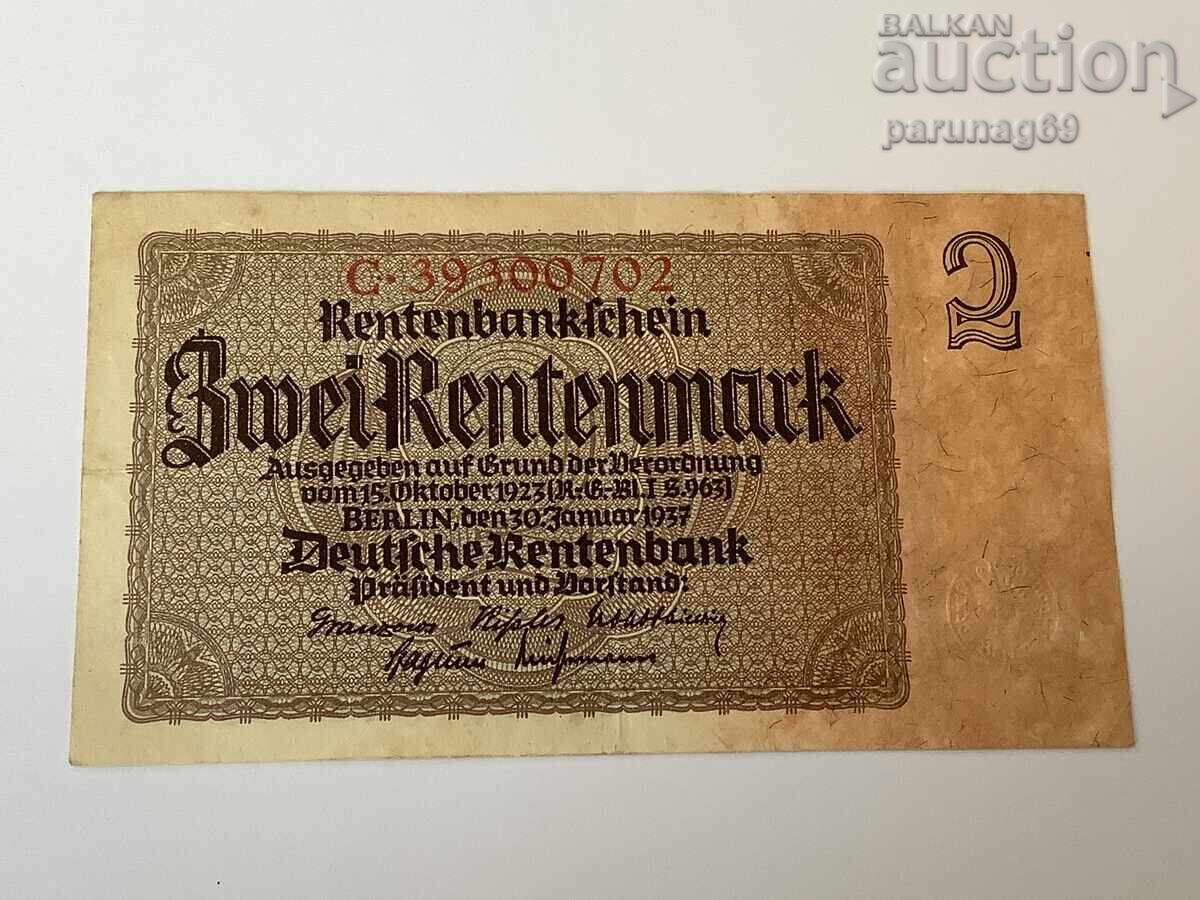Германия 2 рент марки 1937 година серия C Германия 2 рент марки 1937 година серия C
