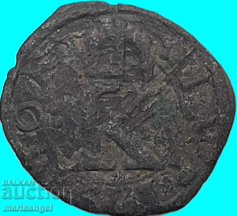 Кватрино Карл V Хабсбург Италия 1535-1556 монограм К