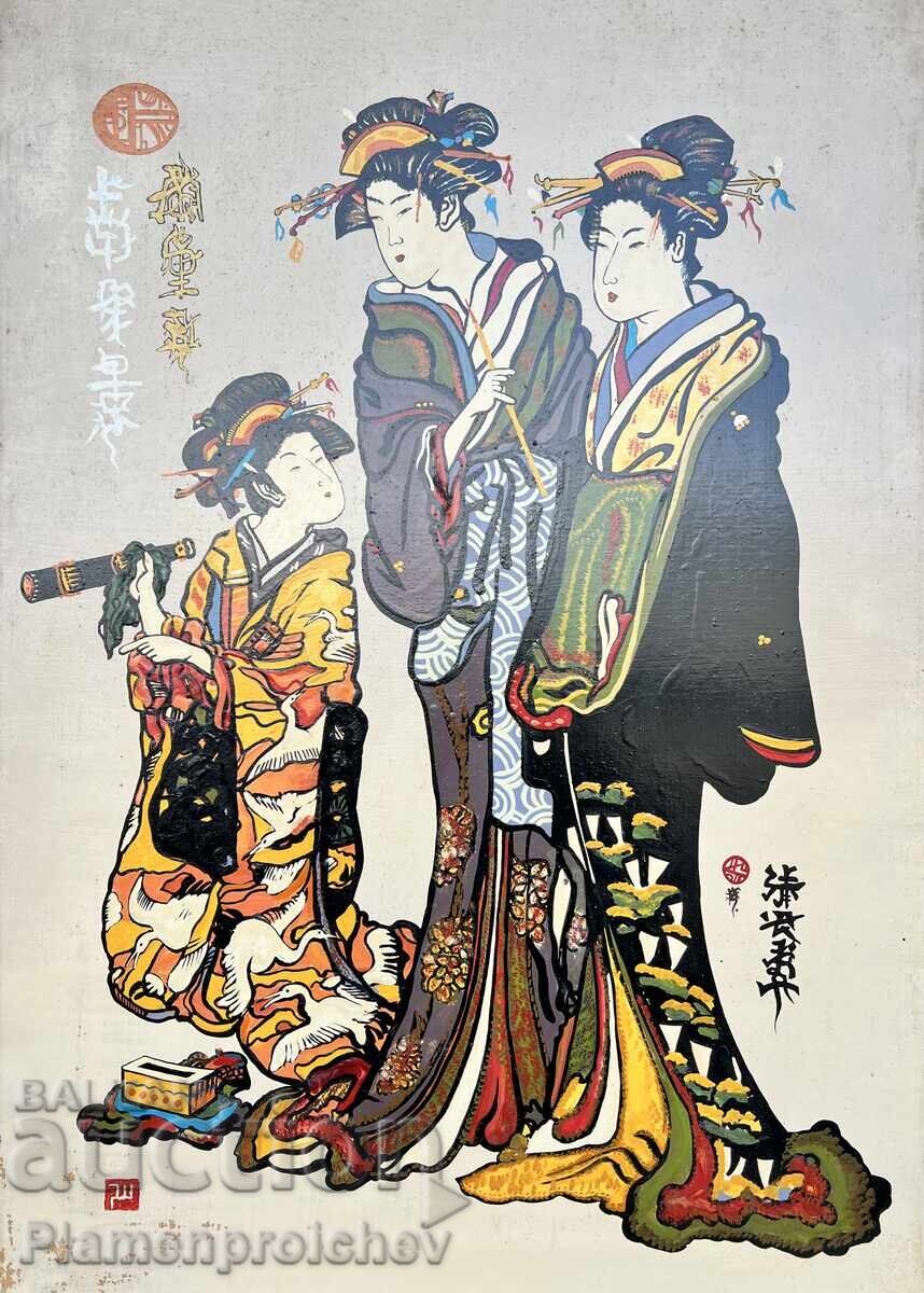 HUGE PAINTING TSVYATKO TSVETKOV CHERVEN BRYAG SIGNED with price € 8.50 | 16.62 BGN HUGE PAINTING TSVYATKO TSVETKOV CHERVEN BRYAG SIGNED with price € 8.50 | 16.62 BGN