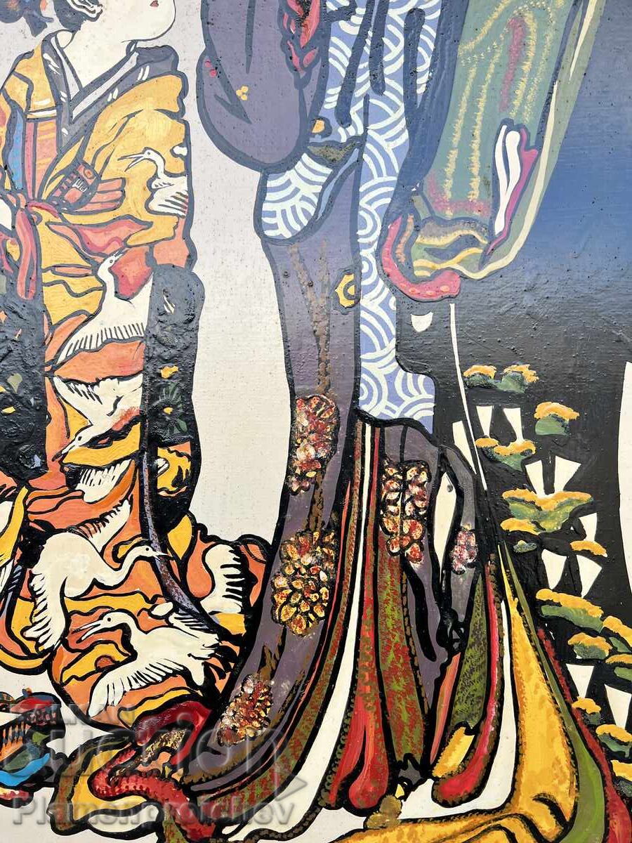 HUGE PAINTING TSVYATKO TSVETKOV CHERVEN BRYAG SIGNED - 5 HUGE PAINTING TSVYATKO TSVETKOV CHERVEN BRYAG SIGNED - 5