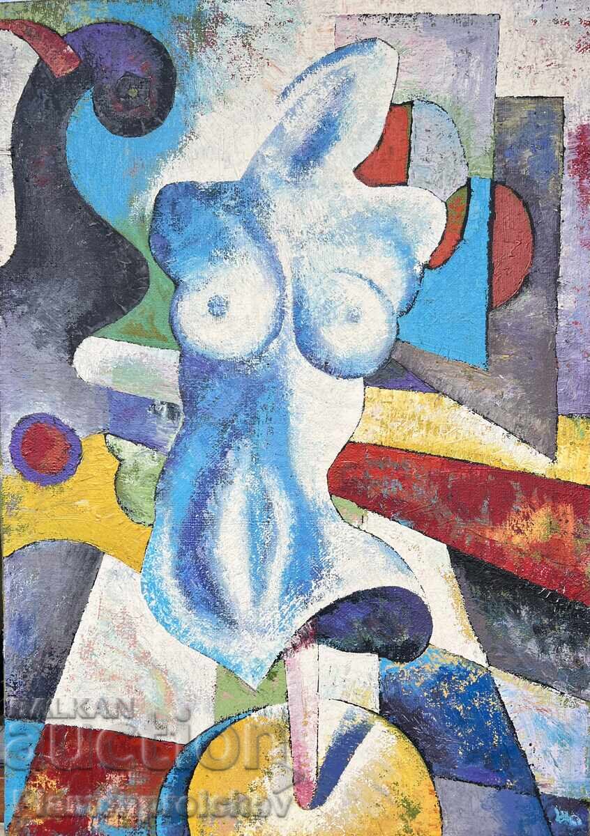 TABLOU IMENS CVIATKO CVIETKOV CERVEN BRIAG SEMNAT cu preț € 1000.00 | 1955.83 BGN