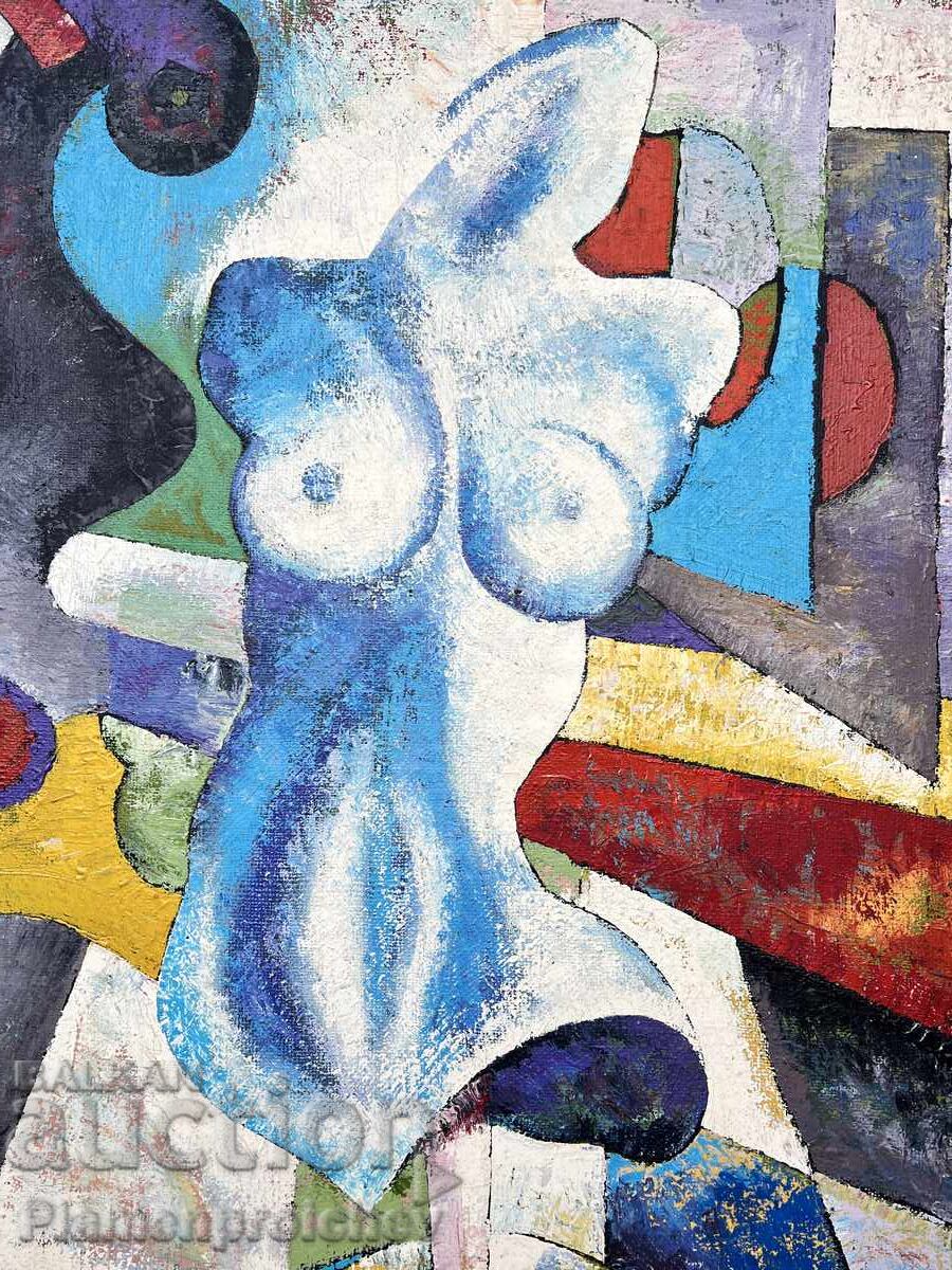 Licitație TABLOU IMENS CVIATKO CVIETKOV CERVEN BRIAG SEMNAT