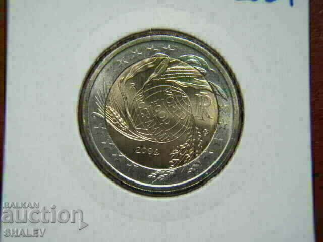 2 euro 2004 Italy "World Food Programe" Италия- Unc (2 евро)