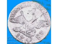 3 groschen 1783 Prusia Frederick de Borus argint