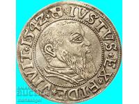 3 groși 1542 Germania Prusia Albrecht von Brandenburg