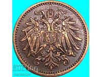 1 Heller 1895 Austria-Hungary - Rare