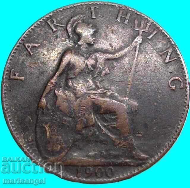 Livrarea Marea Britanie 1 farthing 1900 Victoria