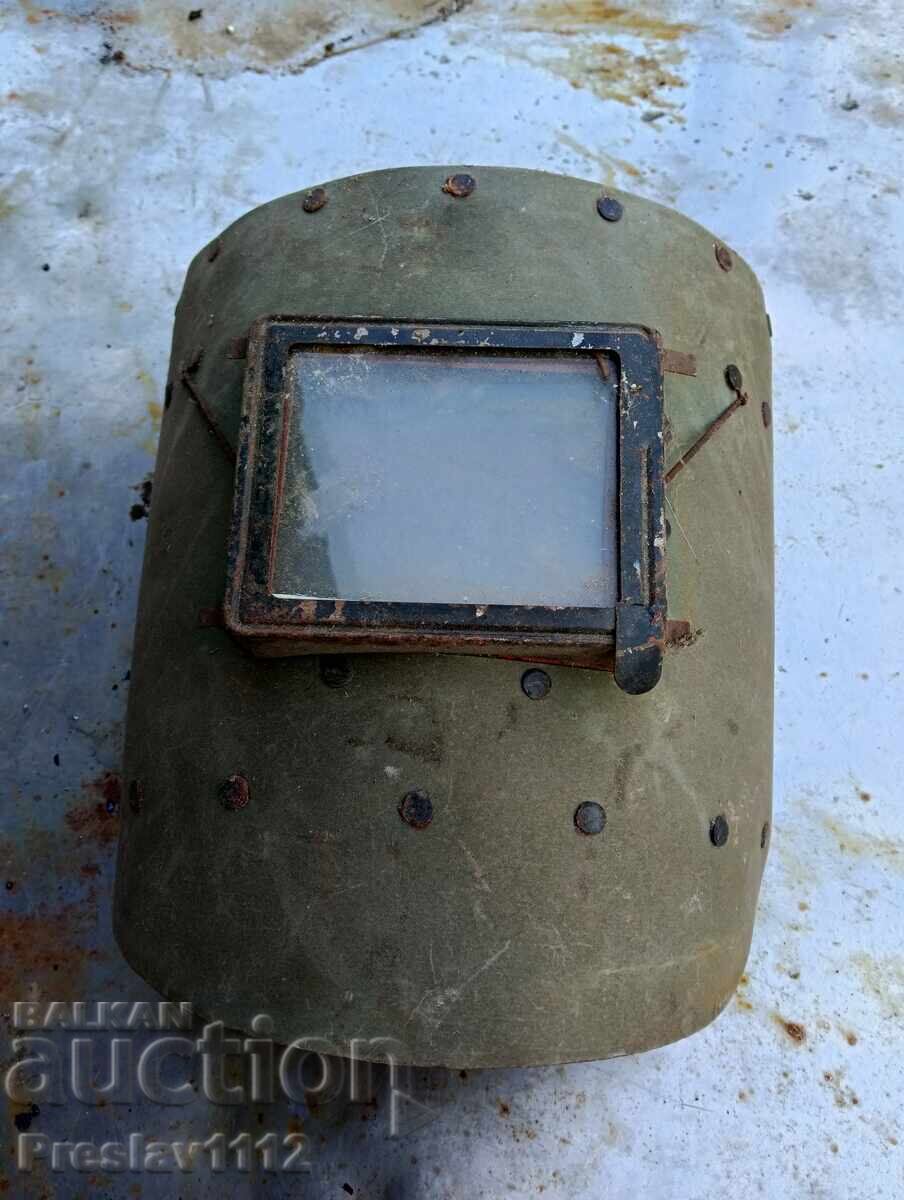 Cască de sudură veche