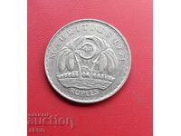 Insula Mauritius - 5 rupii 1991