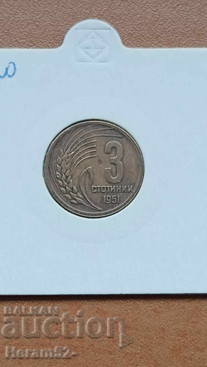 3 cenți 1951