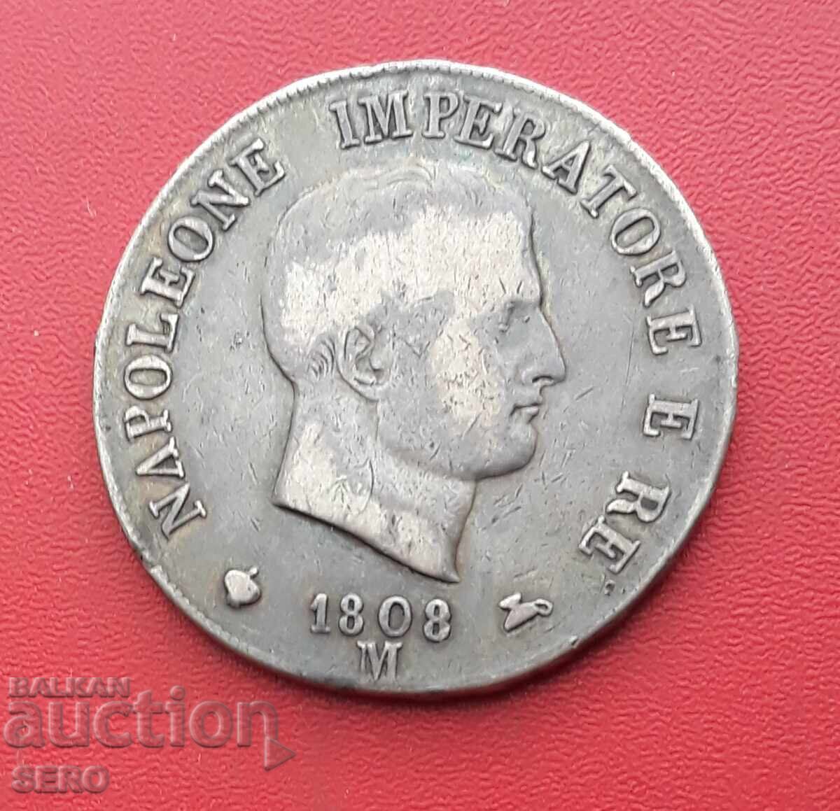 Ιταλία-Ναπολέων Α΄-5 λίρες 1808 Μ-Μιλάνο με τιμή € 144.00 | 281.64 BGN Ιταλία-Ναπολέων Α΄-5 λίρες 1808 Μ-Μιλάνο με τιμή € 144.00 | 281.64 BGN