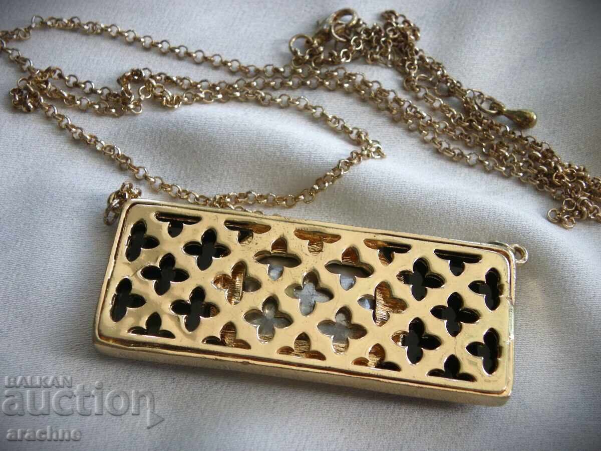 Πολυτελές επιχρυσωμένο κολιέ - 5