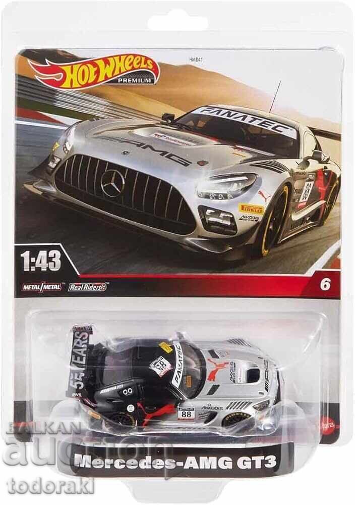 Hot Wheels Premium 1:43 Mercedes AMG GT3 Mercedes Premium