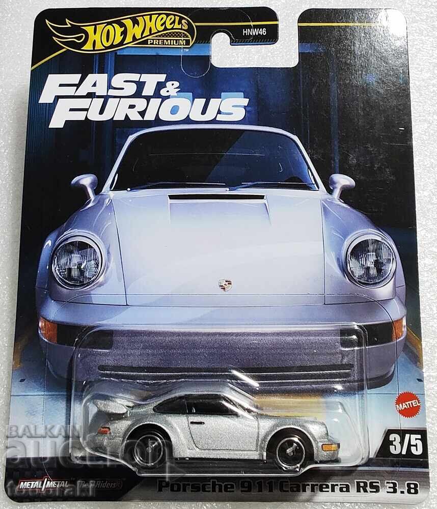 Hot Wheels Premium Porsche 911 Carrera RS 3.8 1:64 Porsche