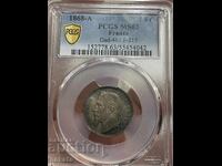 Γαλλία, 1 Φράγκο 1868 MS63 PCGS