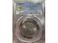 France, 2 Francs 1866 MS63 PCGS