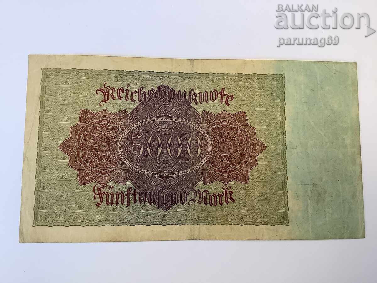 Германия 5000 марки 1922 година с цена € 2.50 | 4.89 лв.