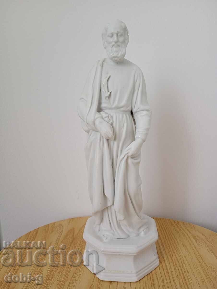 Porcelain figurine of Socrates