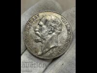 Liechtenstein 5 coroane 1910. Rară
