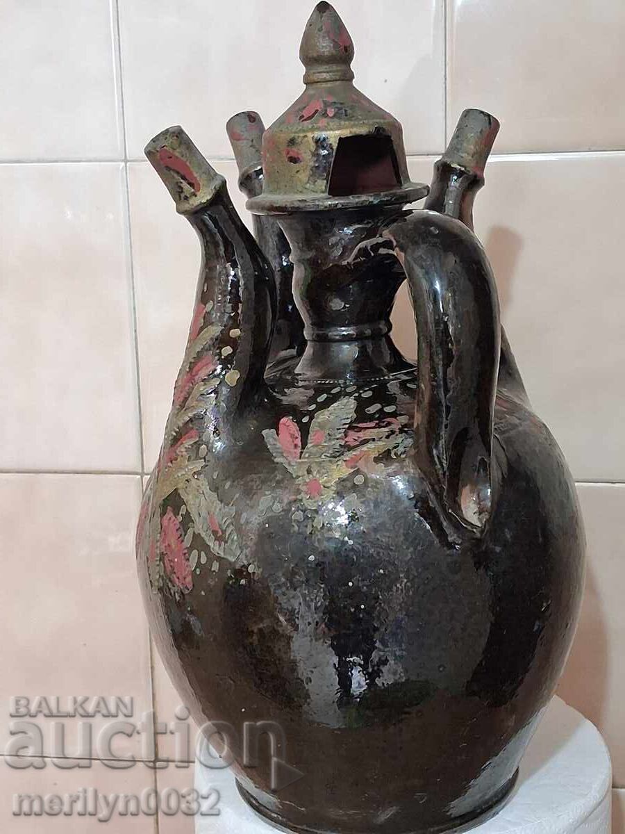 Μεγάλη γαμήλια κανάτα, μοναδικό κεραμικό, στάμνα με 3 στόμια με τιμή € 279.00 | 545.68 BGN