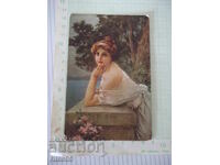 Postcard "Ch. Lenoir - On the Terrace" colored vintage